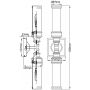 Elstead Lighting Payne FEPAYNOR2BATH kinkiet 2x3 W chrom zdj.2