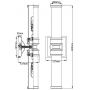 Elstead Lighting Payne FEPAYNE2BATH kinkiet 2x3 W chrom zdj.2