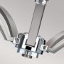 Elstead Lighting Prospect Park FEPROSPECTPARK5 lampa wisząca 5x60 W chrom-nikiel zdj.4