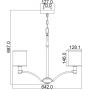 Elstead Lighting Prospect Park FEPROSPECTPARK5 lampa wisząca 5x60 W chrom-nikiel zdj.2