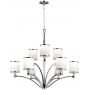 Elstead Lighting Prospect Park FEPROSPECTPARK9 lampa wisząca x60 W chrom-nikiel zdj.1