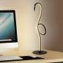 Elstead Lighting Flamingo FLAMINGOTLBLK lampa stołowa 1x6 W czarna zdj.7
