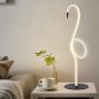 Elstead Lighting Flamingo FLAMINGOTLWHT lampa stołowa 1x6 W biała zdj.6