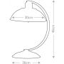 Elstead Lighting Franklin FRANKLINGREY lampa biurkowa 1x60 W szara zdj.2