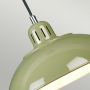 Elstead Lighting Franklin FRANKLINPGRN lampa wisząca 1x60 W zielona zdj.4