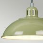 Elstead Lighting Franklin FRANKLINPGRN lampa wisząca 1x60 W zielona zdj.5