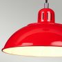Elstead Lighting Franklin FRANKLINPRED lampa wisząca 1x60 W czerwona zdj.5