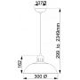 Elstead Lighting Franklin FRANKLINPRED lampa wisząca 1x60 W czerwona zdj.2