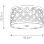 Elstead Lighting Arabella GNARABELLAF plafon 2x60 W złoty zdj.2