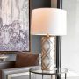 Elstead Lighting Arabella GNARABELLATLS lampa stołowa 1x100 W biała-srebrna zdj.6