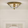 Elstead Lighting Cambridge HKCAMBRIDGEFA plafon 2x60 W mosiądz zdj.7