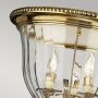 Elstead Lighting Cambridge HKCAMBRIDGEFB plafon 2x60 W mosiądz zdj.3