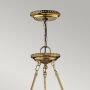 Elstead Lighting Cambridge HKCAMBRIDGEPL lampa wisząca 3x60 W mosiądz zdj.3