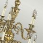Elstead Lighting Cambridge HKCAMBRIDGE15 lampa wisząca x40 W mosiądz zdj.3