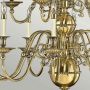 Elstead Lighting Cambridge HKCAMBRIDGE15 lampa wisząca x40 W mosiądz zdj.4