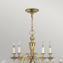 Elstead Lighting Cambridge HKCAMBRIDGE25 lampa wisząca x40 W mosiądz zdj.3