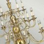 Elstead Lighting Cambridge HKCAMBRIDGE25 lampa wisząca x40 W mosiądz zdj.4