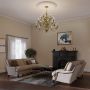 Elstead Lighting Cambridge HKCAMBRIDGE25 lampa wisząca x40 W mosiądz zdj.7