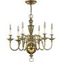 Elstead Lighting Cambridge HKCAMBRIDGE6 lampa wisząca 6x40 W mosiądz zdj.1