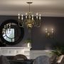 Elstead Lighting Cambridge HKCAMBRIDGE6 lampa wisząca 6x40 W mosiądz zdj.6