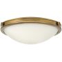 Elstead Lighting Collier HKCOLLIERFM plafon 3x40 W mosiądz zdj.1