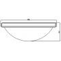 Elstead Lighting Collier HKCOLLIERFM plafon 3x40 W mosiądz zdj.2