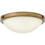 Elstead Lighting Collier HKCOLLIERFS plafon 2x40 W mosiądz zdj.1