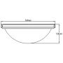 Elstead Lighting Collier HKCOLLIERFS plafon 2x40 W mosiądz zdj.2