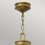 Elstead Lighting Collier HKCOLLIERP lampa wisząca 4x40 W mosiądz zdj.2