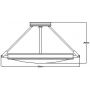 Elstead Lighting Collier HKCOLLIERSFM lampa podsufitowa 4x40 W mosiądz zdj.2