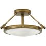 Elstead Lighting Collier HKCOLLIERSFS lampa podsufitowa 3x40 W mosiądz zdj.1