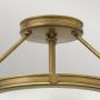 Elstead Lighting Collier HKCOLLIERSFS lampa podsufitowa 3x40 W mosiądz zdj.3