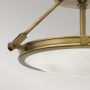 Elstead Lighting Collier HKCOLLIERSFS lampa podsufitowa 3x40 W mosiądz zdj.6