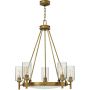 Elstead Lighting Collier HKCOLLIER5 lampa wisząca 5x40 W mosiądz zdj.1