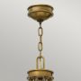 Elstead Lighting Collier HKCOLLIER5 lampa wisząca 5x40 W mosiądz zdj.3
