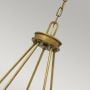 Elstead Lighting Collier HKCOLLIER5 lampa wisząca 5x40 W mosiądz zdj.2