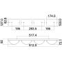 Elstead Lighting Daphne HKDAPHNE4BATH kinkiet 1x4 W chrom zdj.2