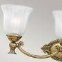 Elstead Lighting Francoise HKFRANCOISE3BATH kinkiet 1x3 W mosiądz zdj.3
