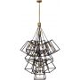 Elstead Lighting Fulton HKFULTON13P lampa wisząca x60 W mosiądz-brązowa zdj.1