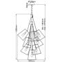 Elstead Lighting Fulton HKFULTON13P lampa wisząca x60 W mosiądz-brązowa zdj.2