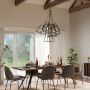 Elstead Lighting Fulton HKFULTON7P lampa wisząca x60 W mosiądz-brązowa zdj.7