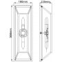Elstead Lighting Fulton HKFULTON2 kinkiet 2x60 W mosiądz-brązowy zdj.2