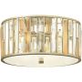 Elstead Lighting Gemma HKGEMMAFSL plafon 3x60 W srebrny zdj.1