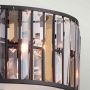 Elstead Lighting Gemma HKGEMMAFVBZ plafon 3x60 W przezroczysty-brązowy zdj.4
