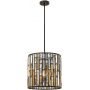 Elstead Lighting Gemma HKGEMMAPBVBZ lampa wisząca 3x60 W brązowa zdj.1