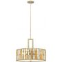 Elstead Lighting Gemma HKGEMMAPCSL lampa wisząca 3x60 W srebrna zdj.1