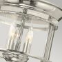 Elstead Lighting Gentry HKGENTRYFPN lampa podsufitowa 3x40 W nikiel zdj.4