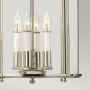 Elstead Lighting Gentry HKGENTRYPMPN lampa wisząca 4x60 W nikiel zdj.5