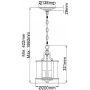 Elstead Lighting Gentry HKGENTRYPSPW lampa wisząca 3x60 W zdj.2