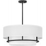 Elstead Lighting Graham HKGRAHAMLBK lampa wisząca 4x40 W biała-czarna zdj.2
